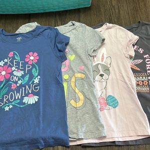 Carters Girl Graphic Tees